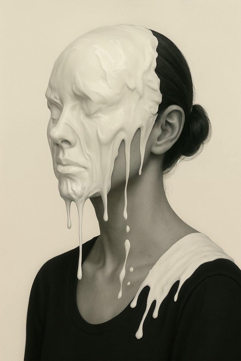 Echo in Elfenbein, 2025 von George Rosaly