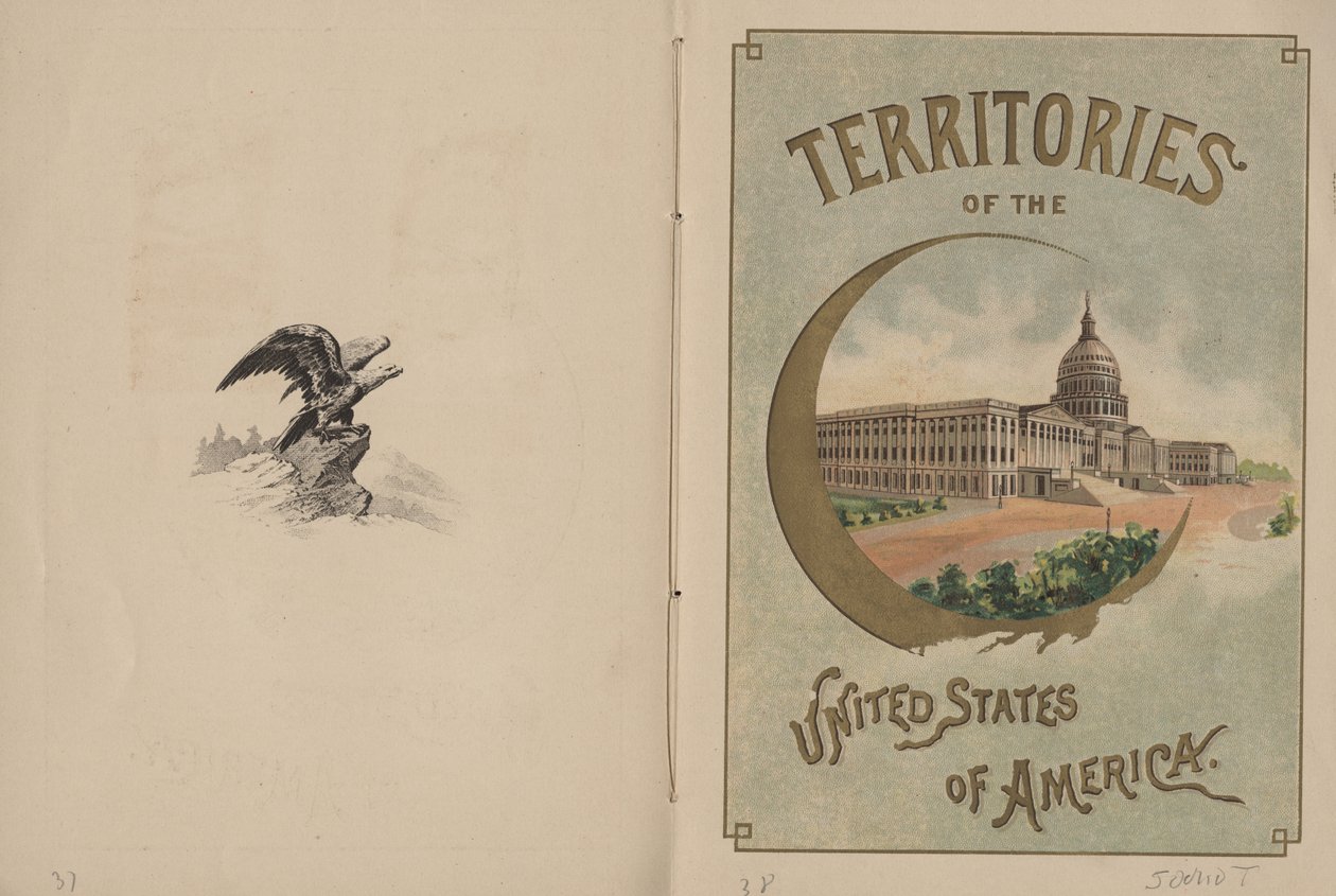 Flaggen aller Nationen und der Vereinigten Staaten von Amerika - Seiten 37 und 38, 1887 von George S. and Sons Harris