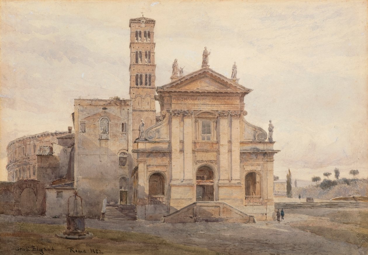 Basilika Santa Francesca Romana, Rom von George Samuel Elgood