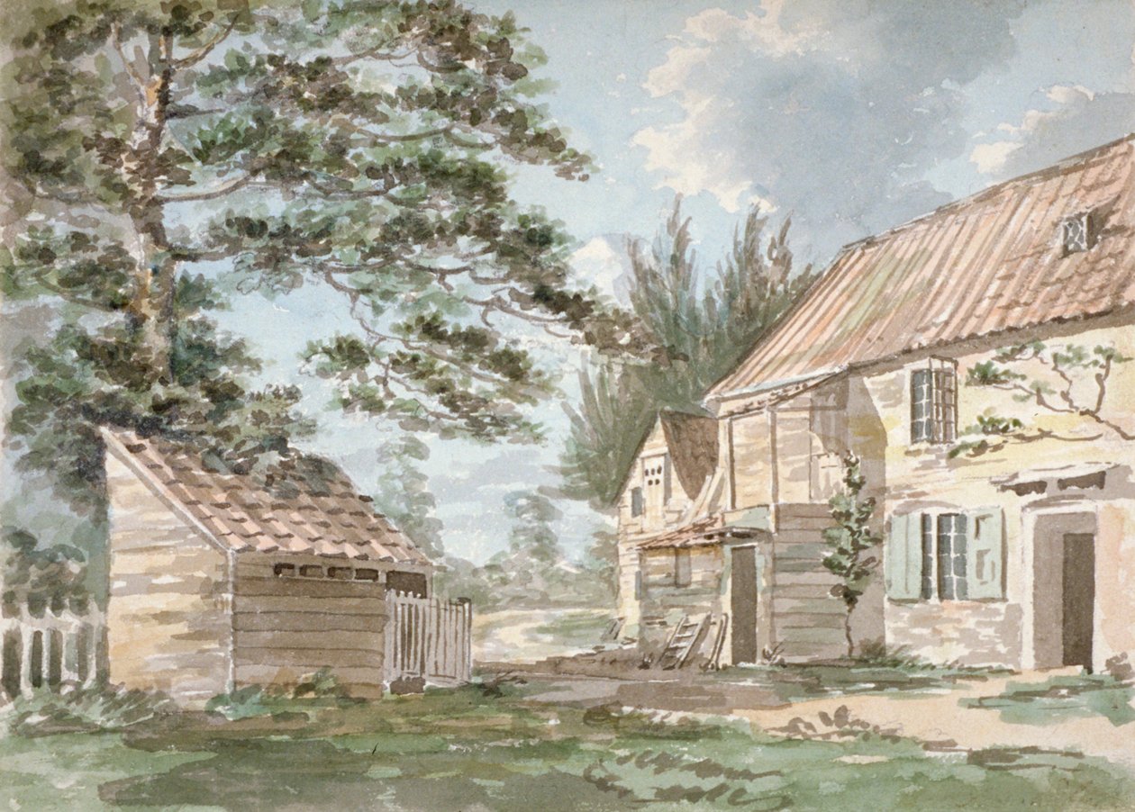 Überschussmühle bei Greenford, Middlesex, 1797 von George Shepherd