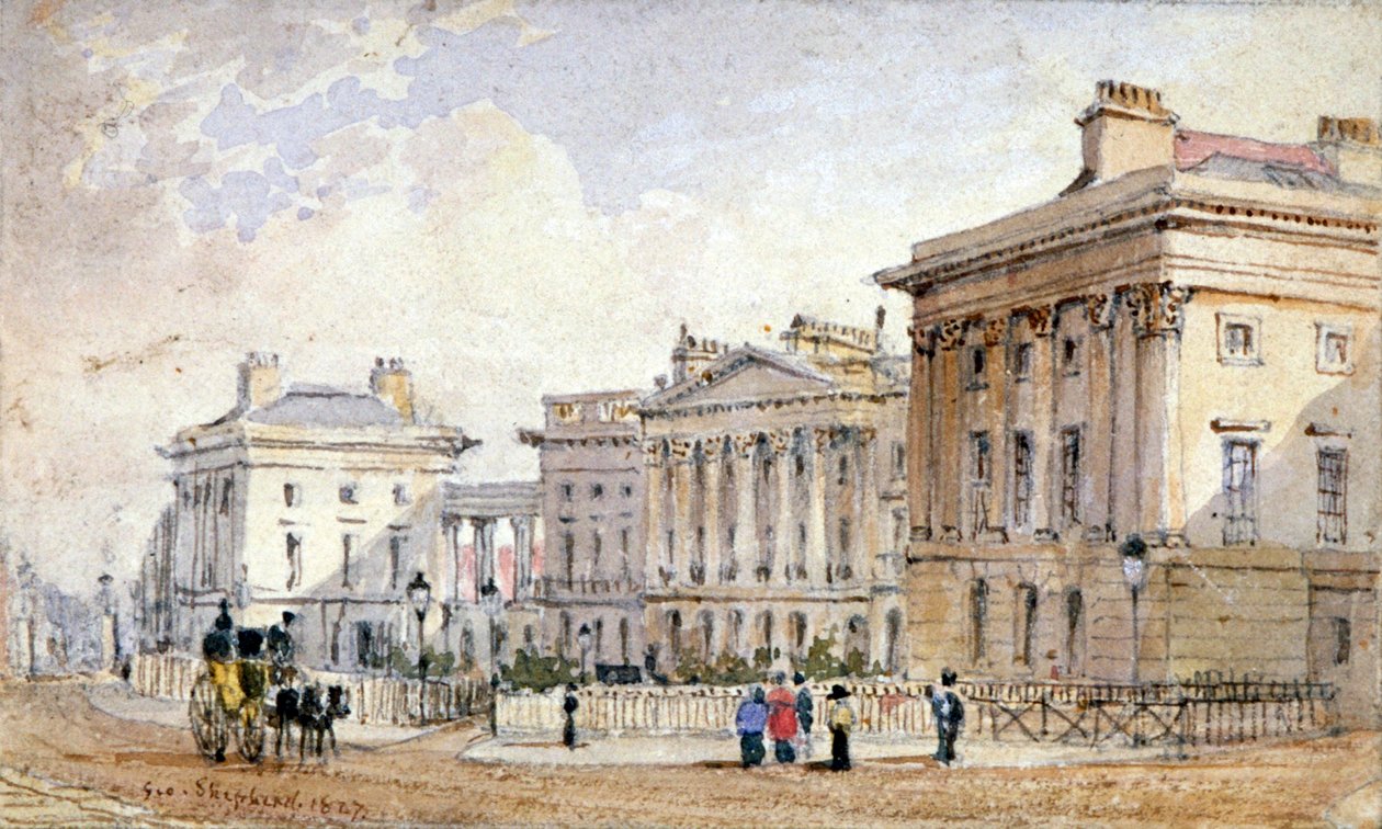 Ansicht von Clarence Terrace im Regent