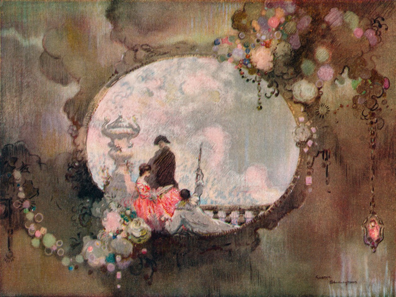 Ein dekoratives Panel, ca. 1912 von George Sheringham