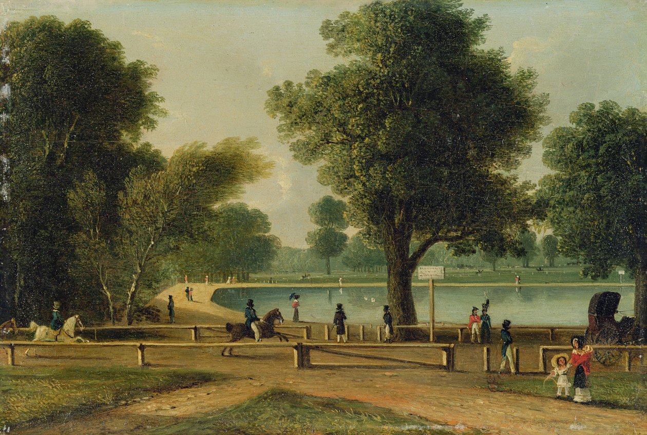 Der Serpentine, Hyde Park von George Sidney (attr. to) Shepherd