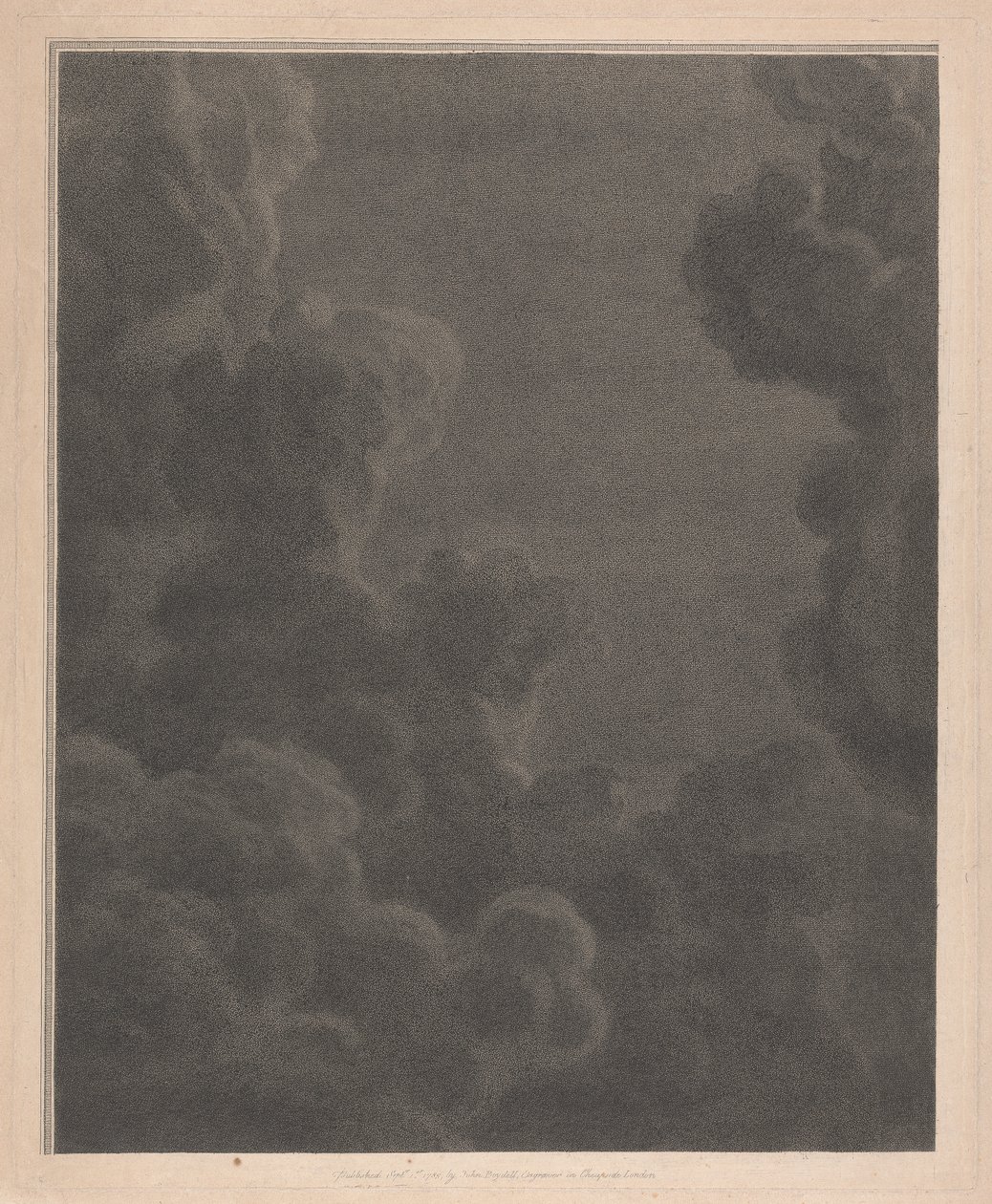 Westfenster der Kapelle, New College Oxford, Wolken, Teil der Geburtsszene von George Siegmund Facius