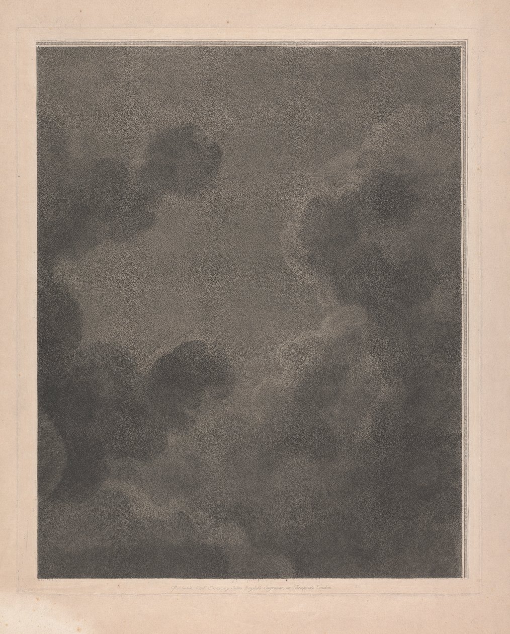 Westfenster der Kapelle, New College Oxford, Teil der Wolken aus der Geburtsszene von George Siegmund Facius