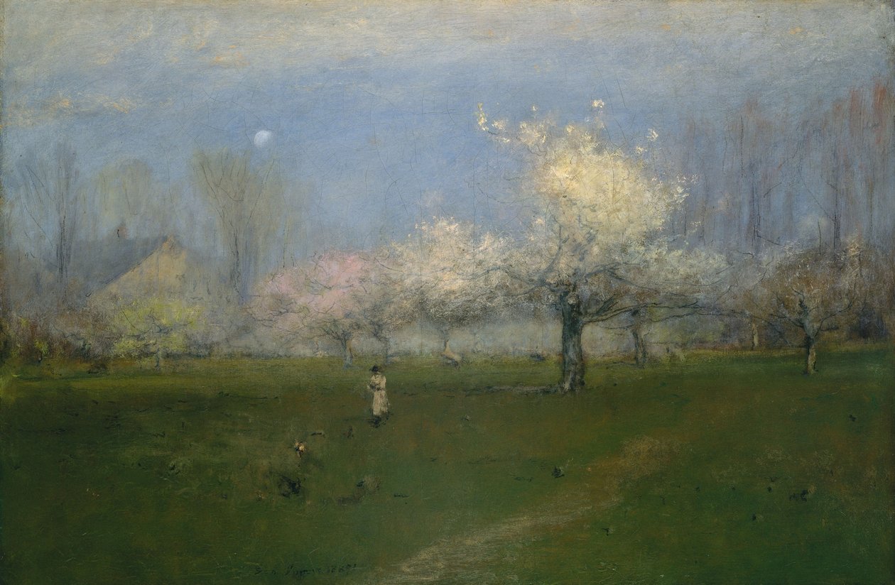 Frühlingsblüten, Montclair, New Jersey, ca. 1891 von George Snr. Inness
