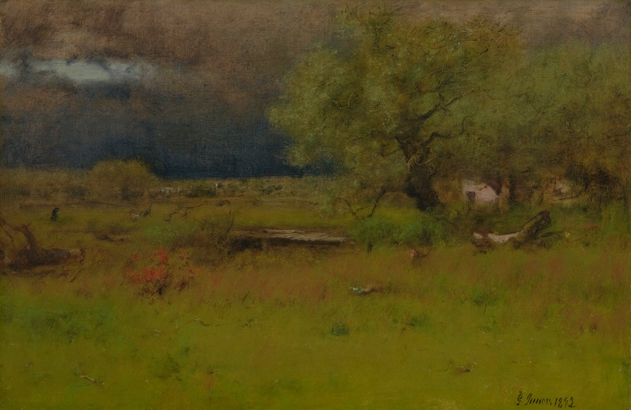 Der vorbeiziehende Sturm von George Snr. Inness