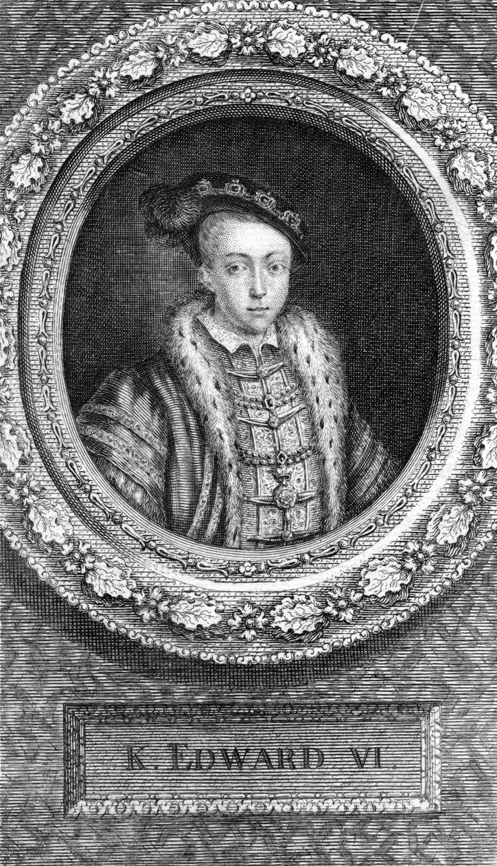 Edward VI., König von England, 18. Jahrhundert von George Vertue
