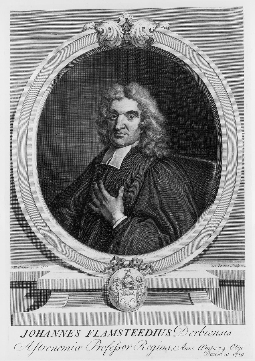 John Flamsteed, Astronom von George Vertue