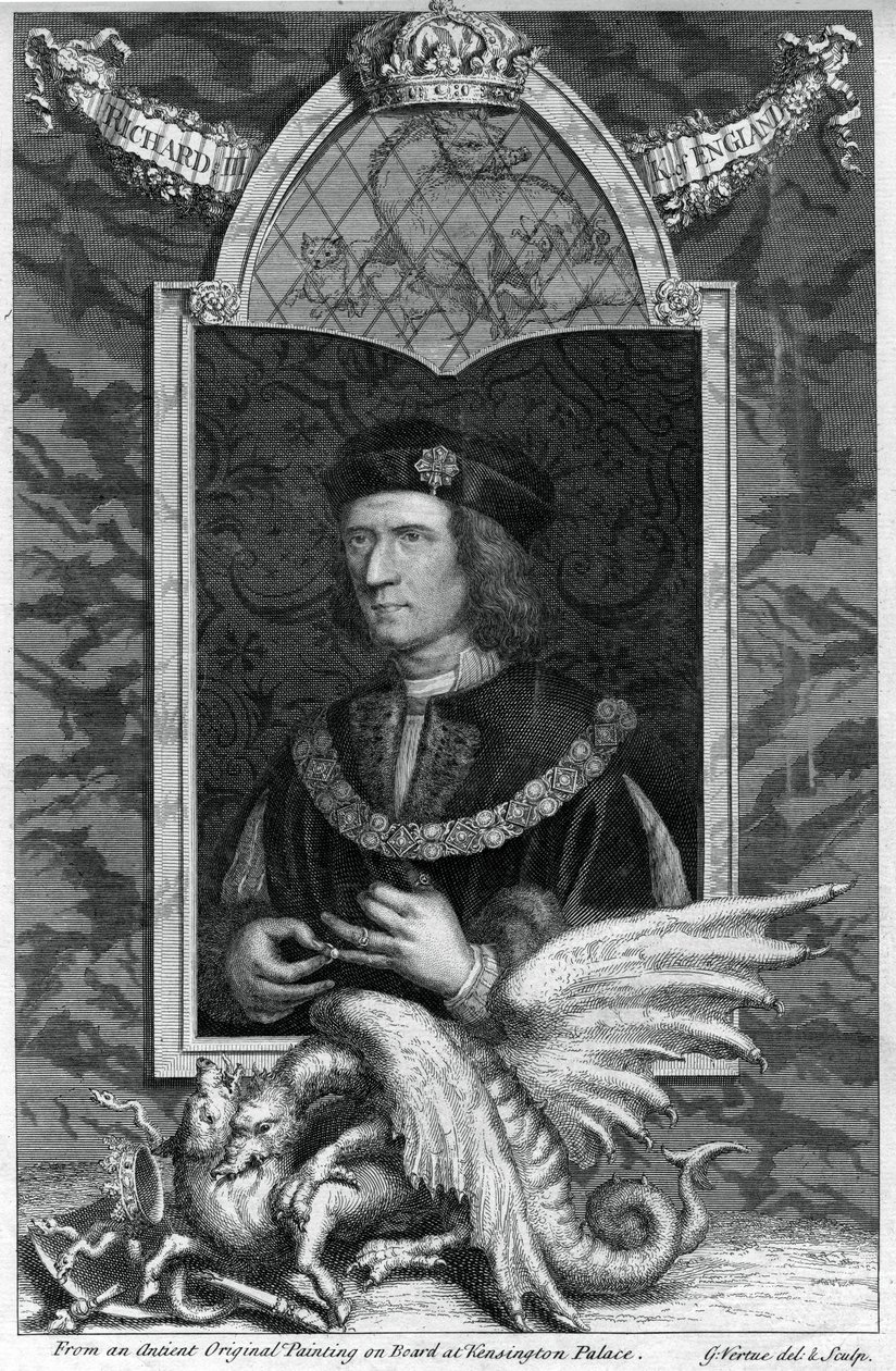 Richard III. von England, 18. Jahrhundert von George Vertue