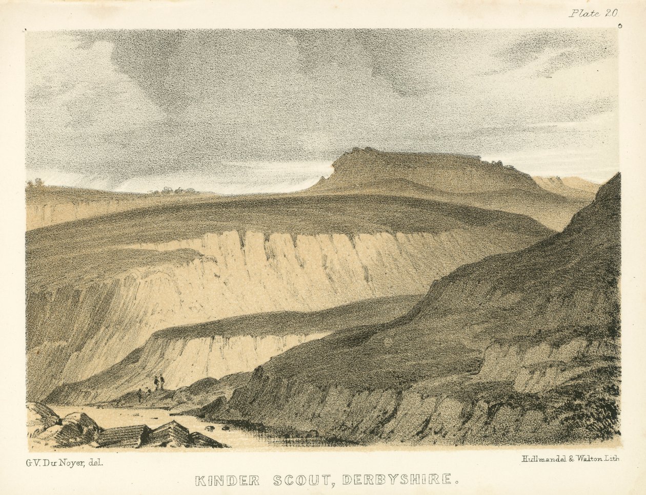 Kinder Scout, Derbyshire von George Victor Du Noyer