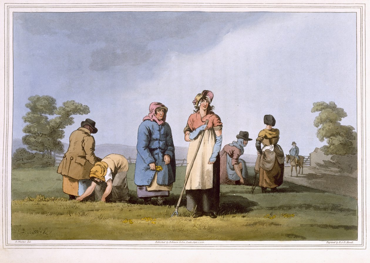 Lowkers, graviert von Robert Havell dem Älteren, veröffentlicht von Robinson und Sohn, Leeds von George Walker