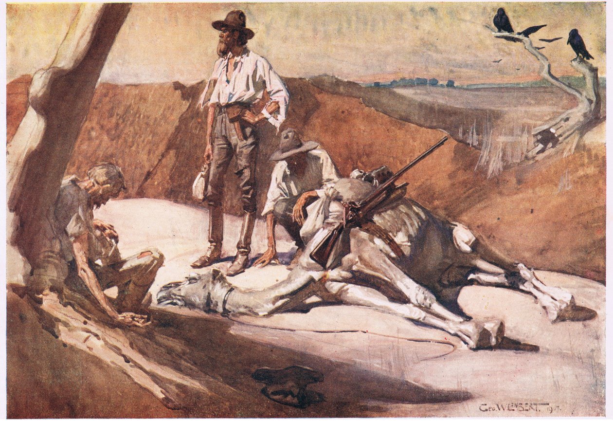 Auf dem Weg zum Mount Hopeless von George Washington Lambert