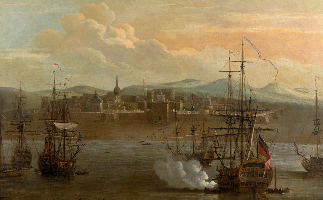 Ein Gemälde von Fort St. George in Madras, Indien, 1731 von George and Scott Samuel (1710 72) Lambert