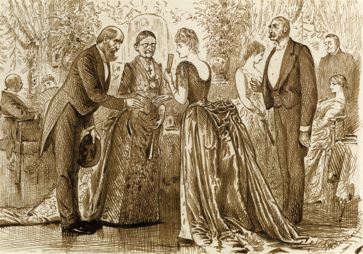 Dinge, die man anders hätte ausdrücken wollen, c.1880 von George du Maurier