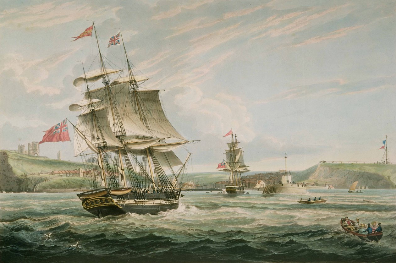 Whitby, veröffentlicht von G. Chambers & E. Fisher von George the Elder Chambers