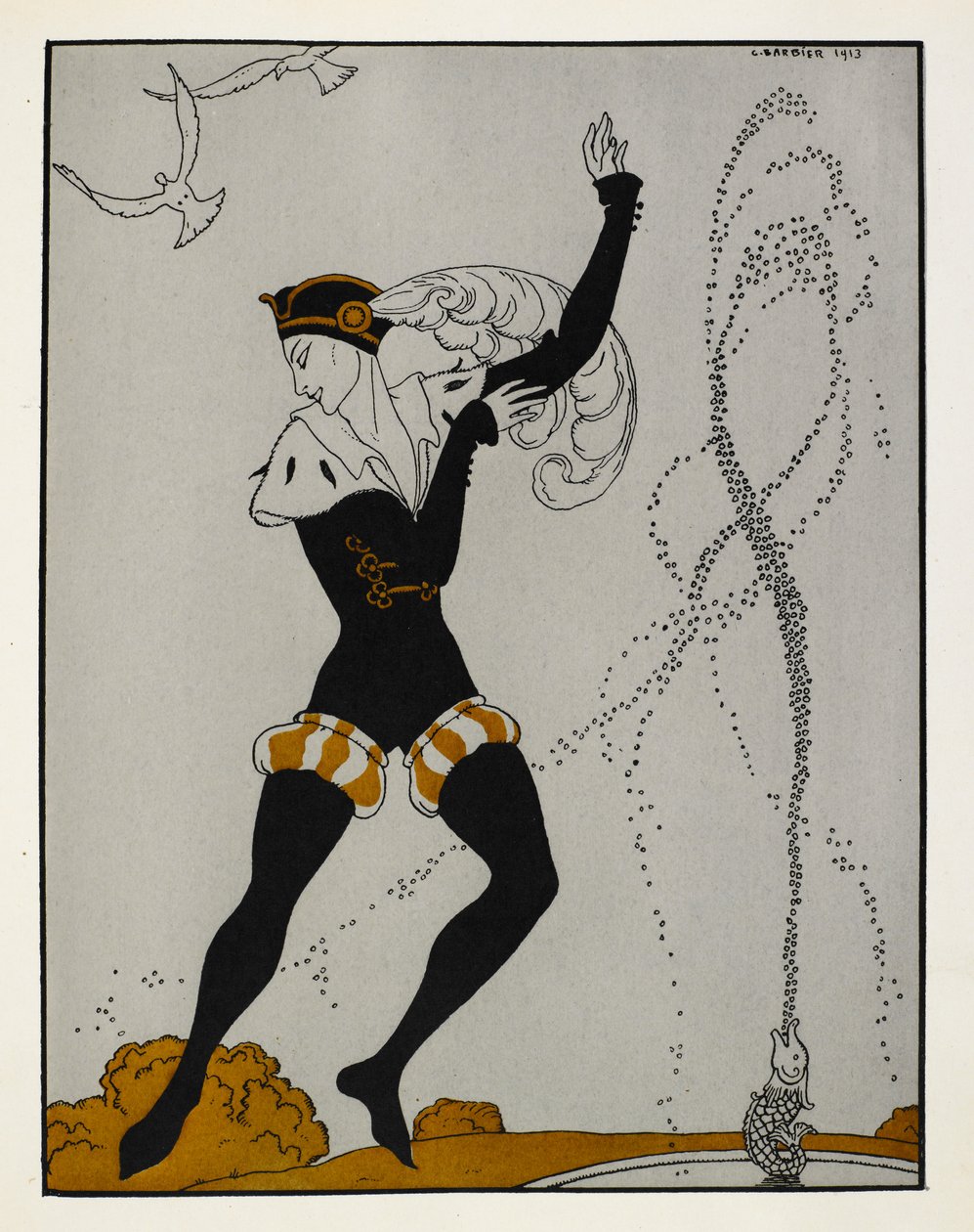 Szene aus dem Ballett Le Pavillon d