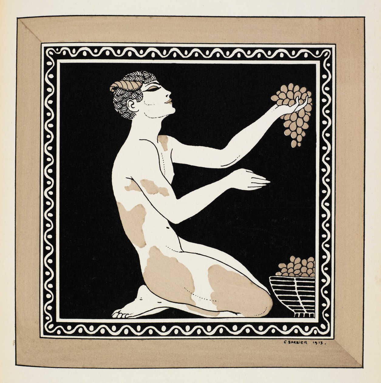 Nijinsky als Faun im Ballett L