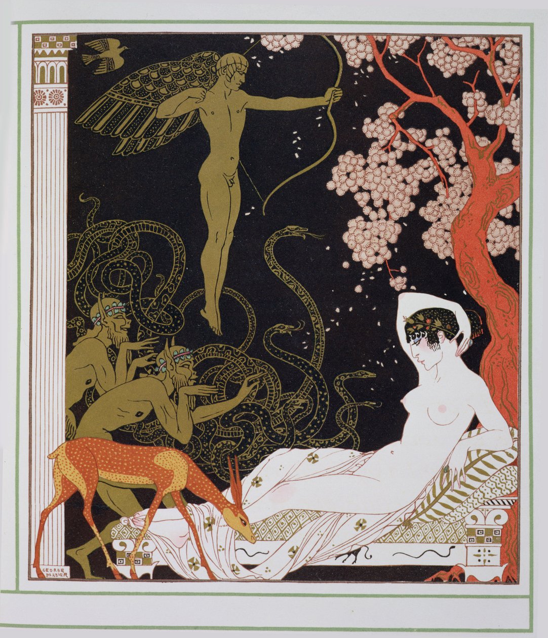 Venus, oder La belle Hélène von Georges Barbier