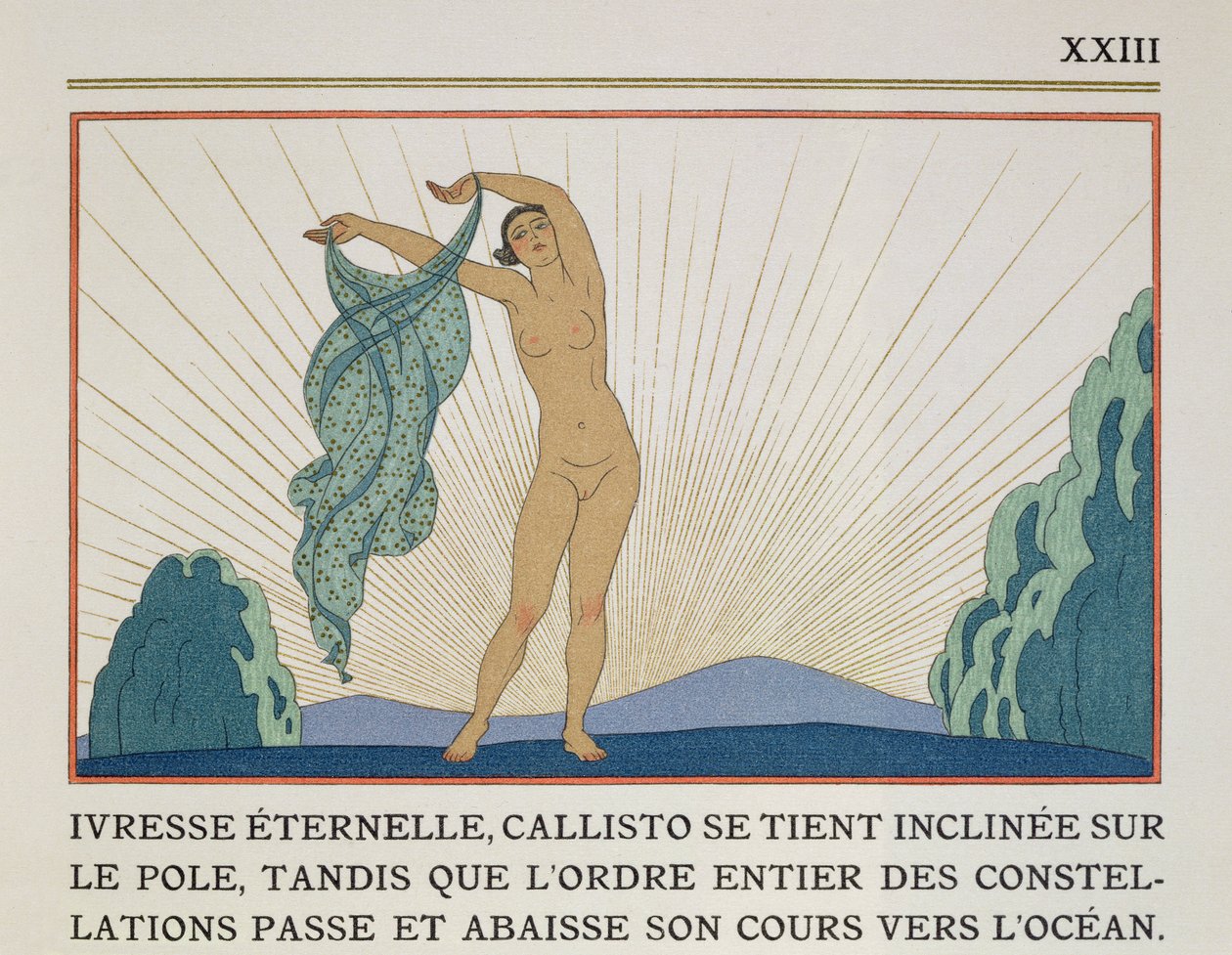 Tanzende Frau, Illustration aus 