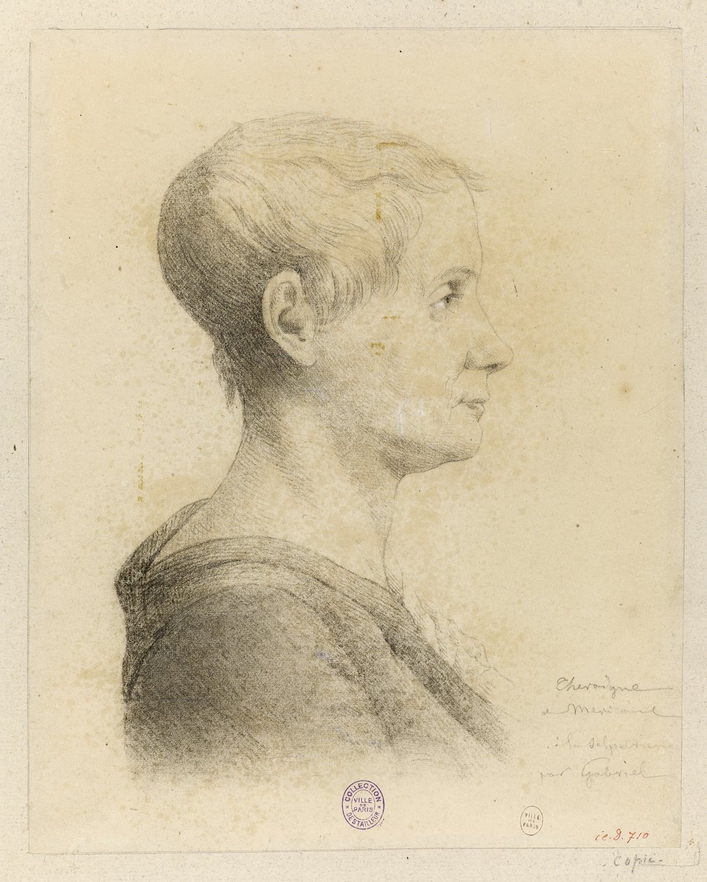 Porträt von Anne-Josèphe Théroigne de Méricourt 1762-1817, 1816 von Georges François Marie Gabriel