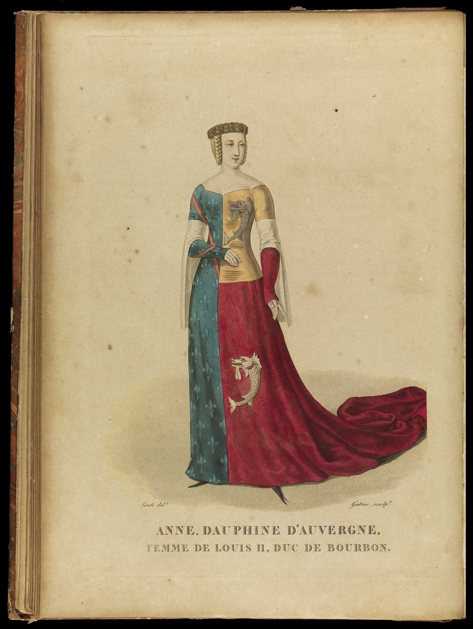 Anne von Auvergne, Gräfin von Forez und Herzogin von Bourbon, Spätes 18. Jahrhundert von Georges Jacques Gatine