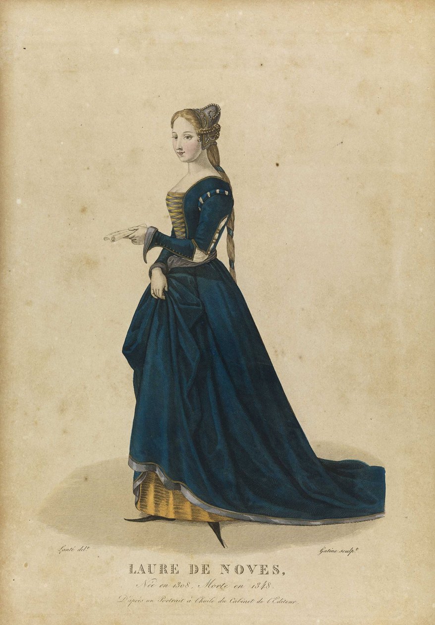 Laure de Sade - Laura de Noves von Georges Jacques Gatine