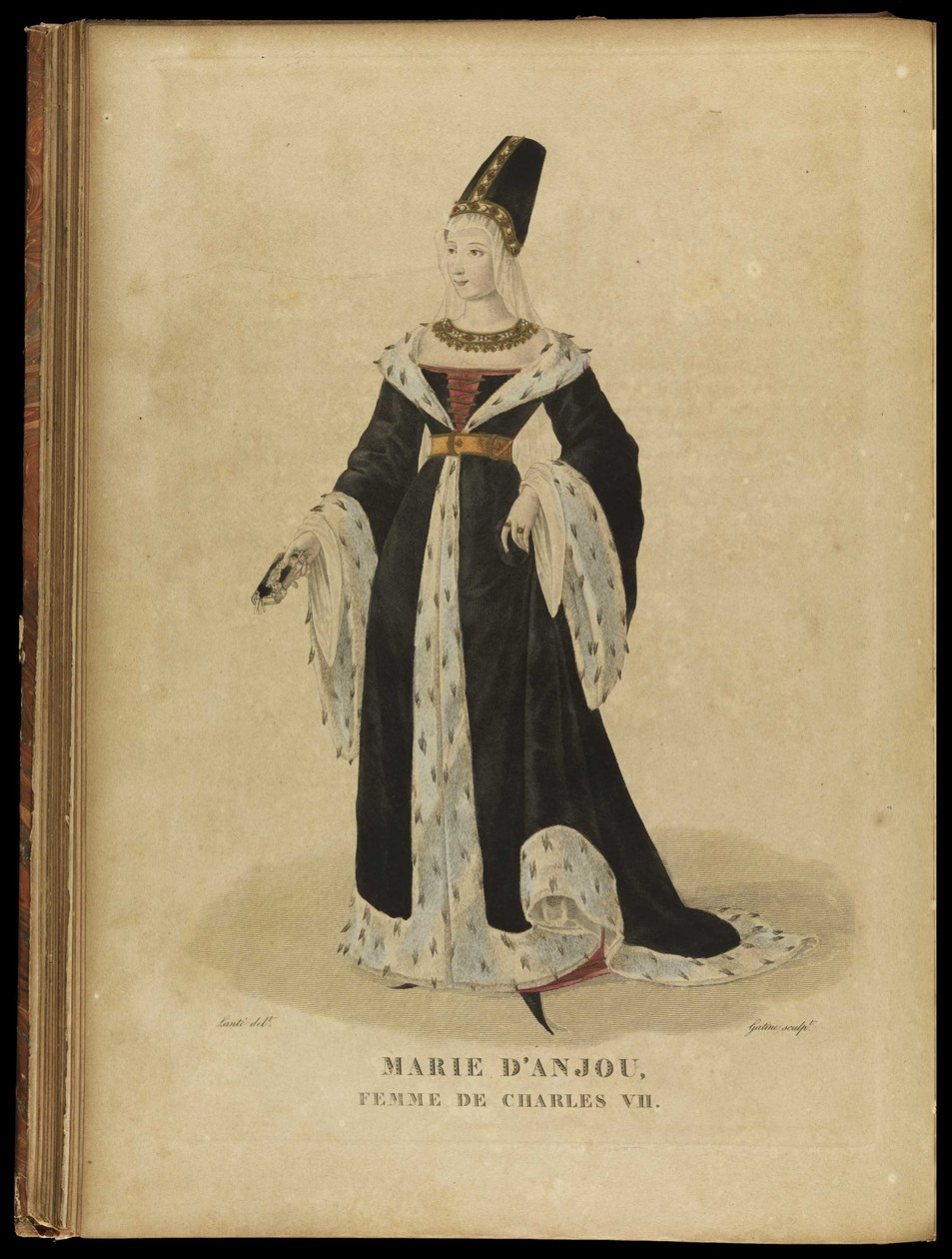 Marie von Anjou, Königin von Frankreich von Georges Jacques Gatine
