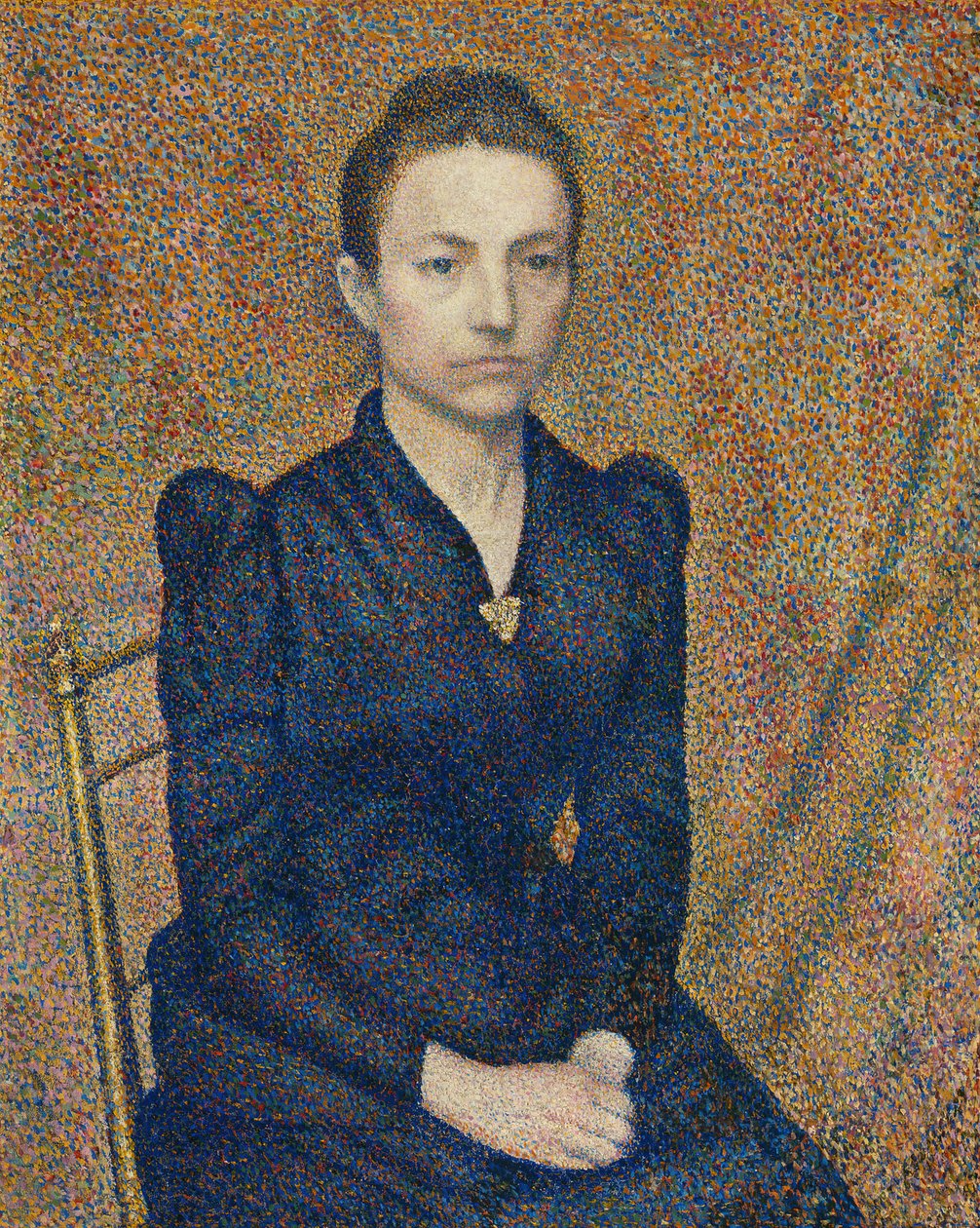Porträt der Schwester des Künstlers, 1891 von Georges Lemmen