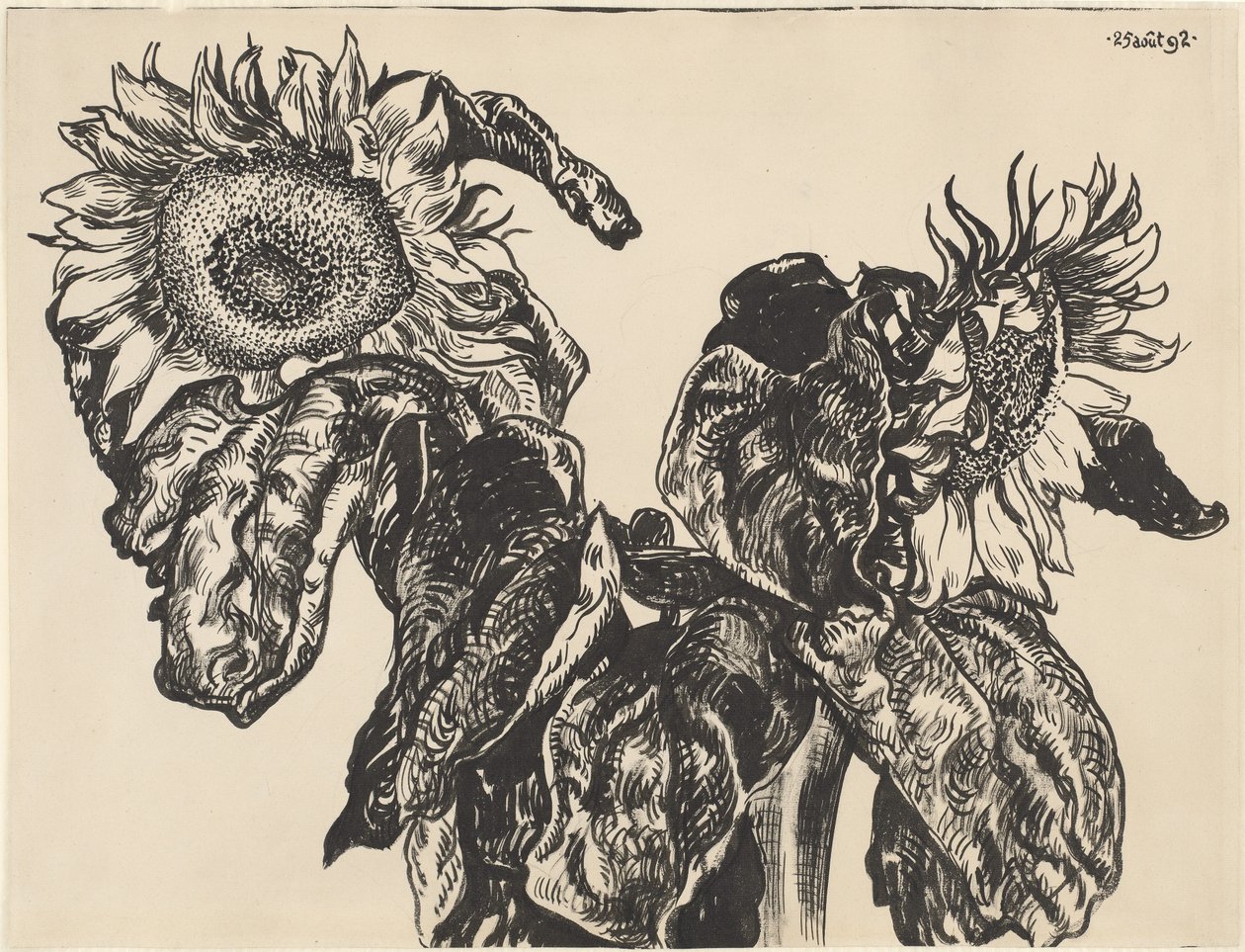 Sonnenblumen von Georges Lemmen