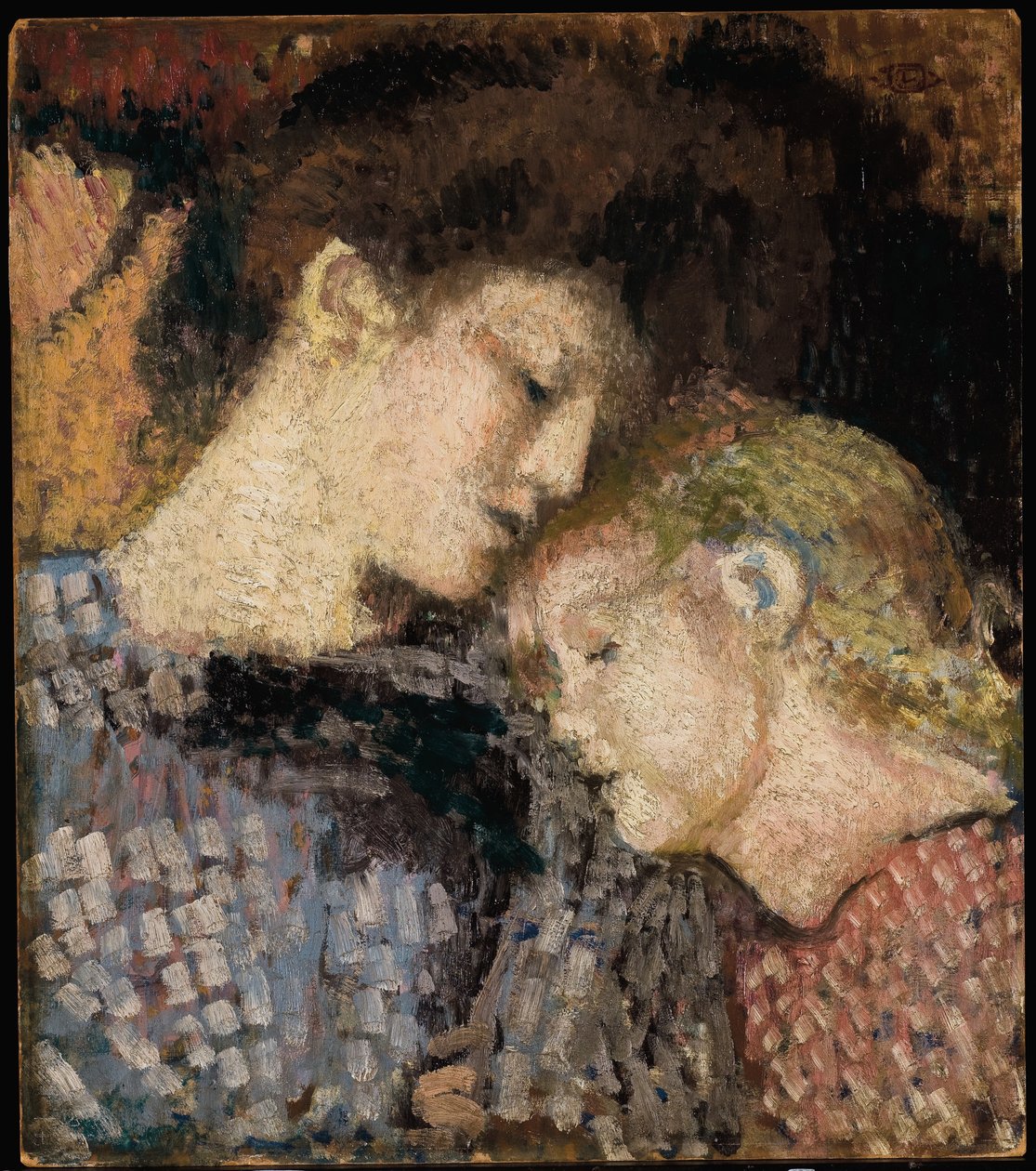Frau und Kind von Georges Lemmen