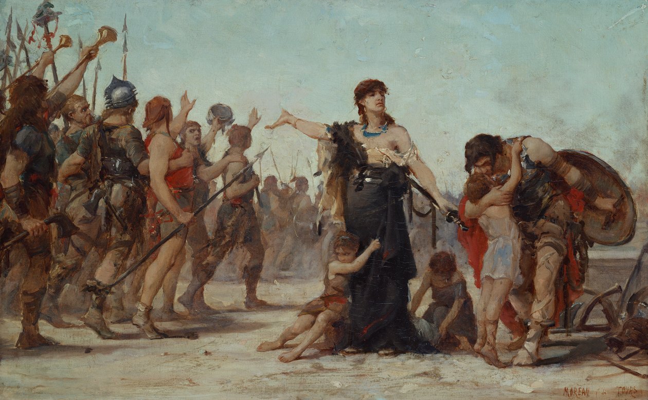 Das Opfer für das Vaterland von Georges Moreau de Tours