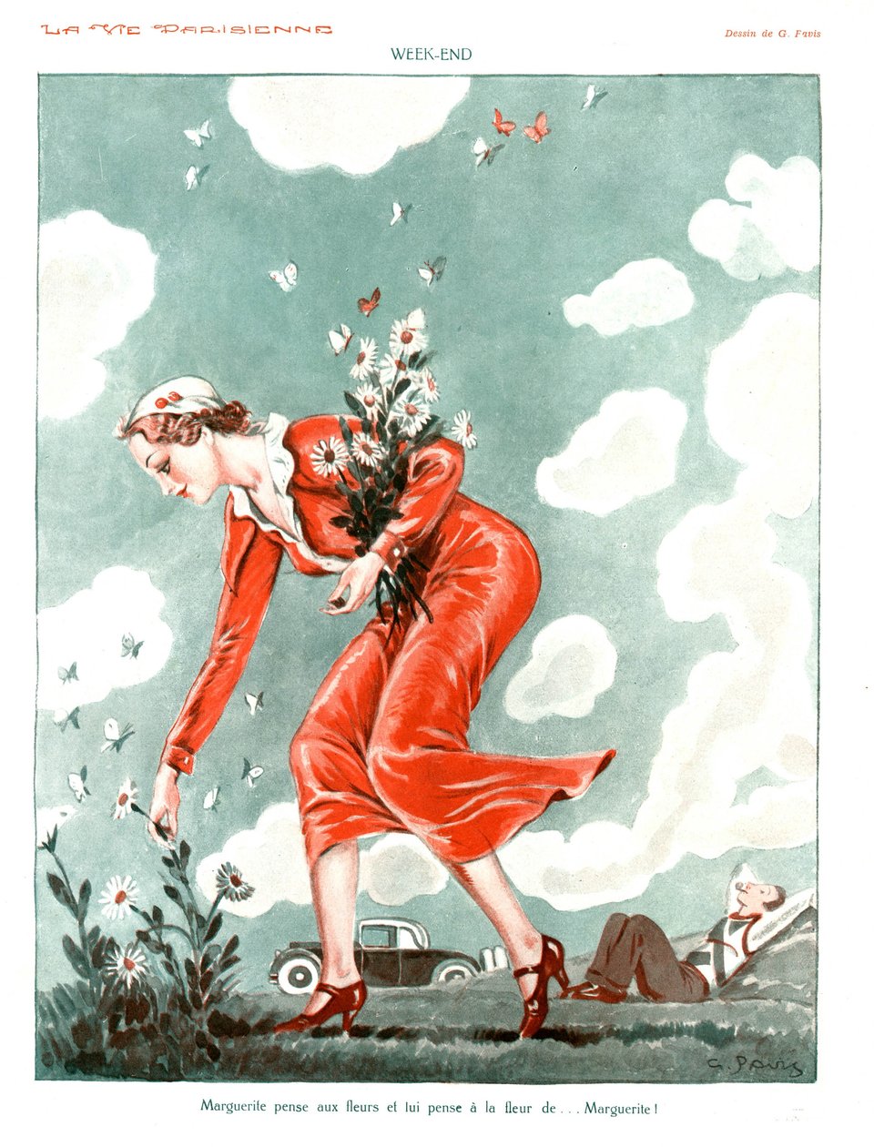 Wochenende, Illustration aus 