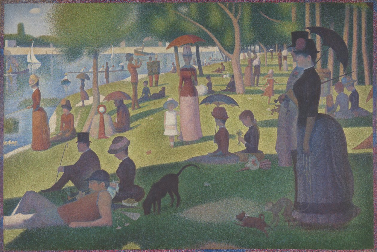 Ein Sonntag auf La Grande Jatte — 1884 von Georges Seurat
