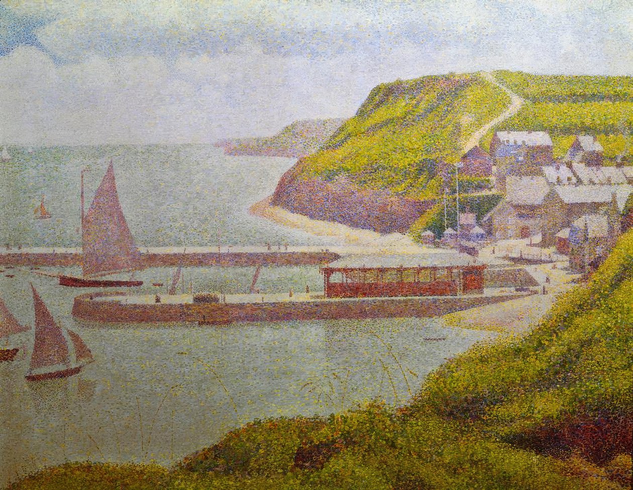 Porten-Bessin, Vorhafen, Hochwasser (Calvados) von Georges Seurat