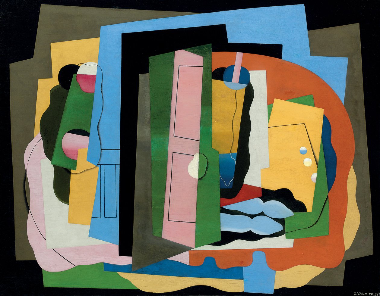 Die rosa Tür von Georges Valmier