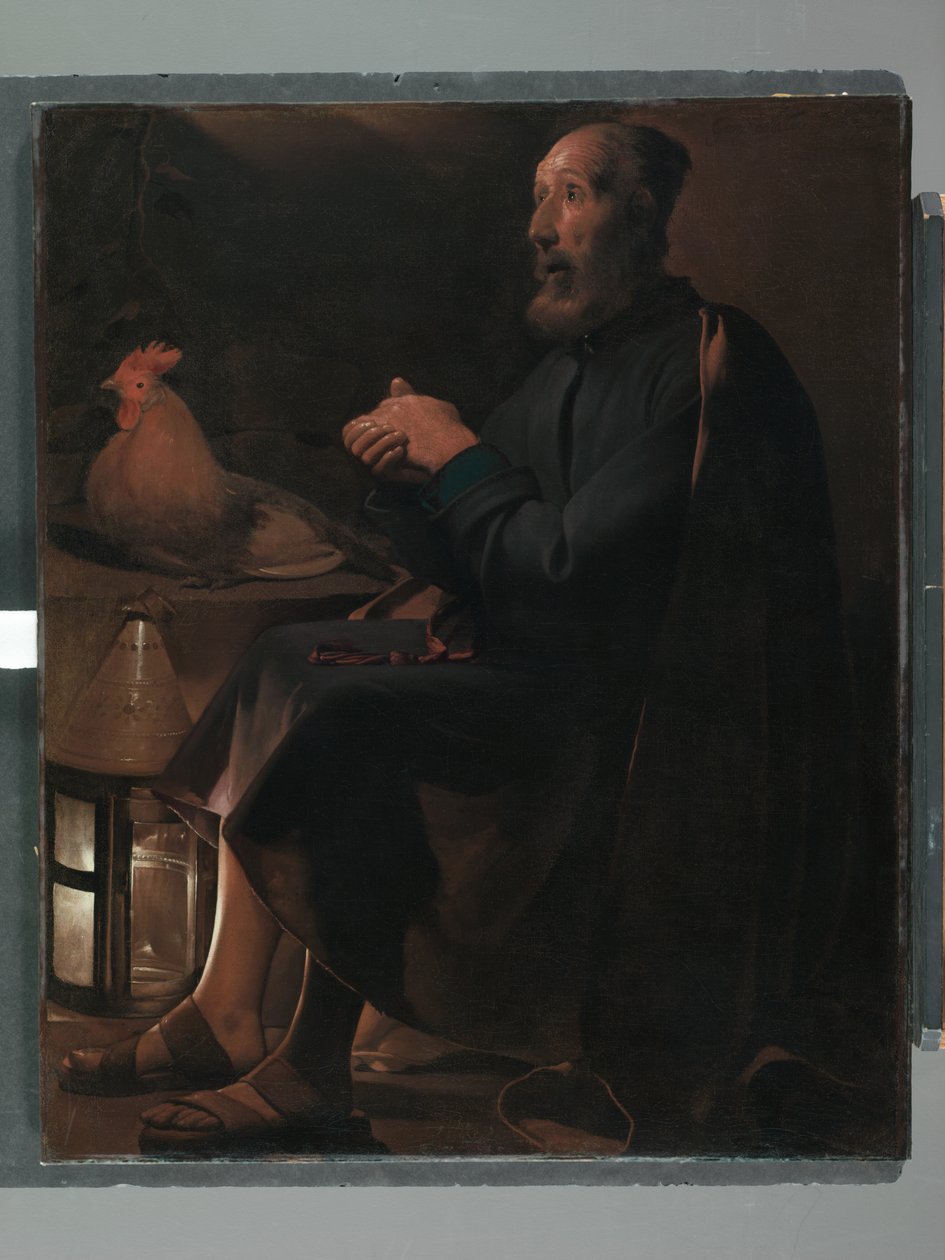 Der reuige Petrus von Georges de La Tour