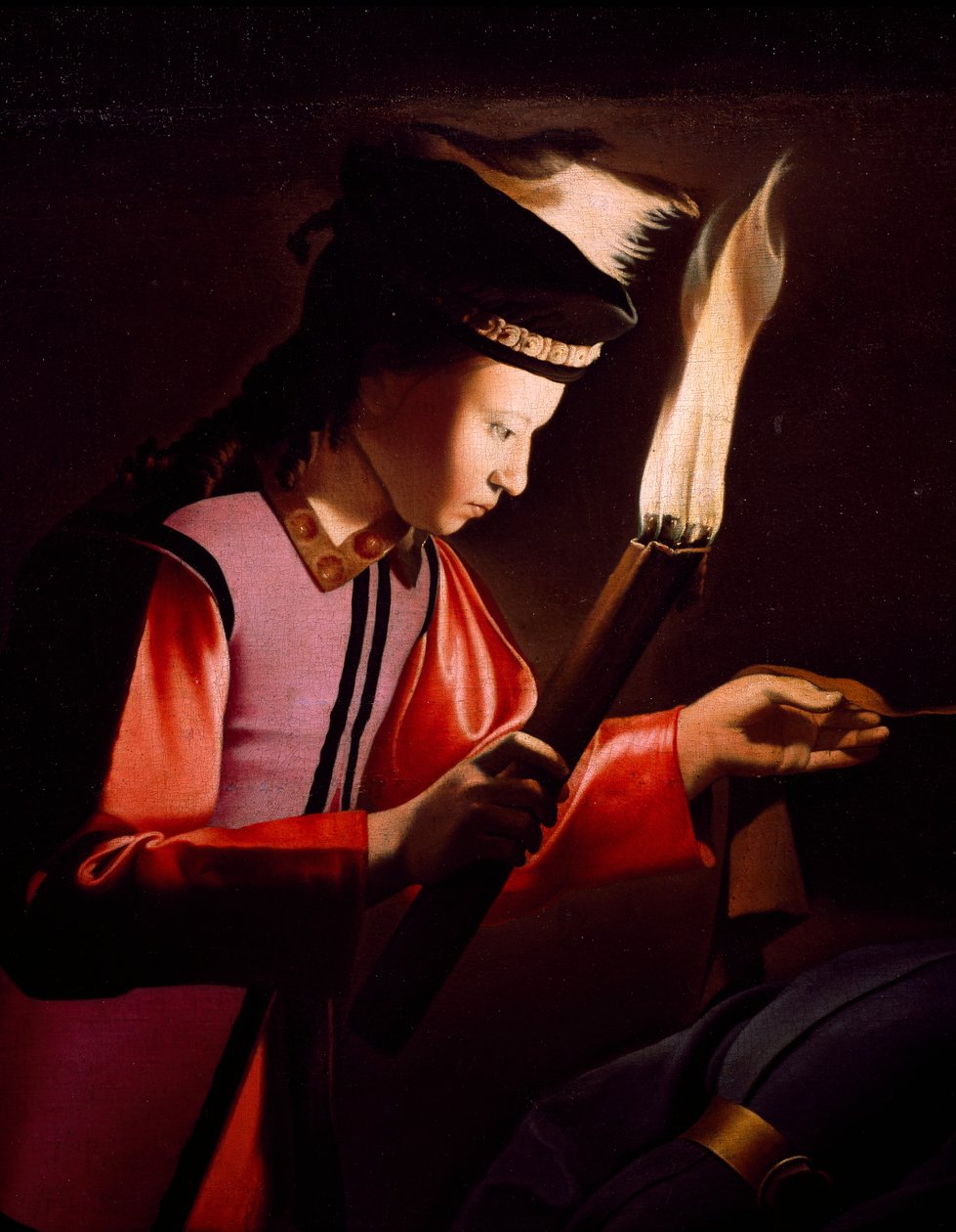 Auffindung des Leichnams des Heiligen Alexis (Detail) von Georges de La Tour