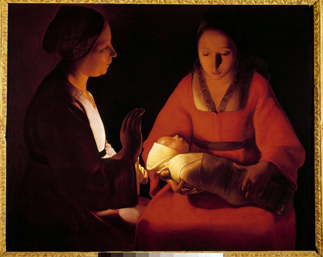 Das neugeborene Kind von Georges de La Tour