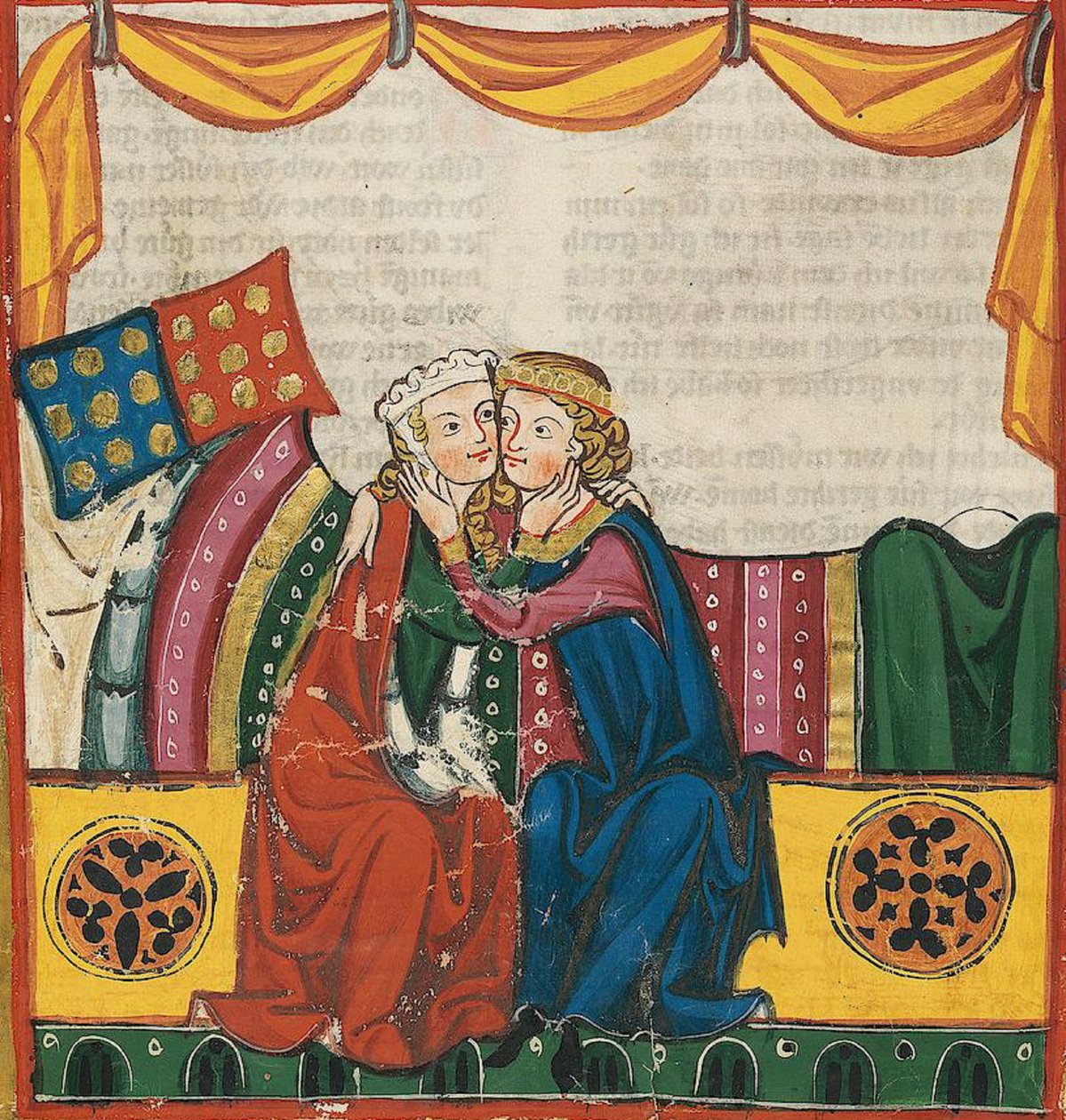 Hugo von Werenwag, aus Codex Manesse, 1305-15 von Georgia Levan Ramishvili from Tbilisi