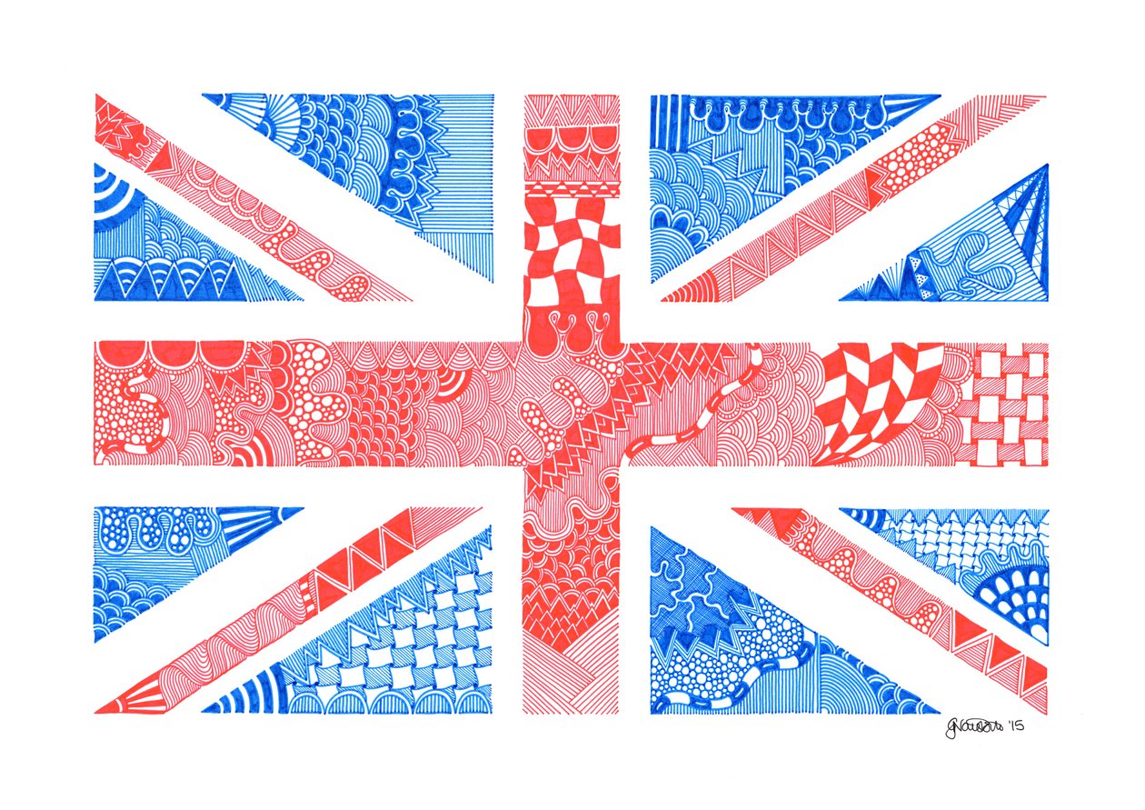 Union Jack von Georgina Naisbitt