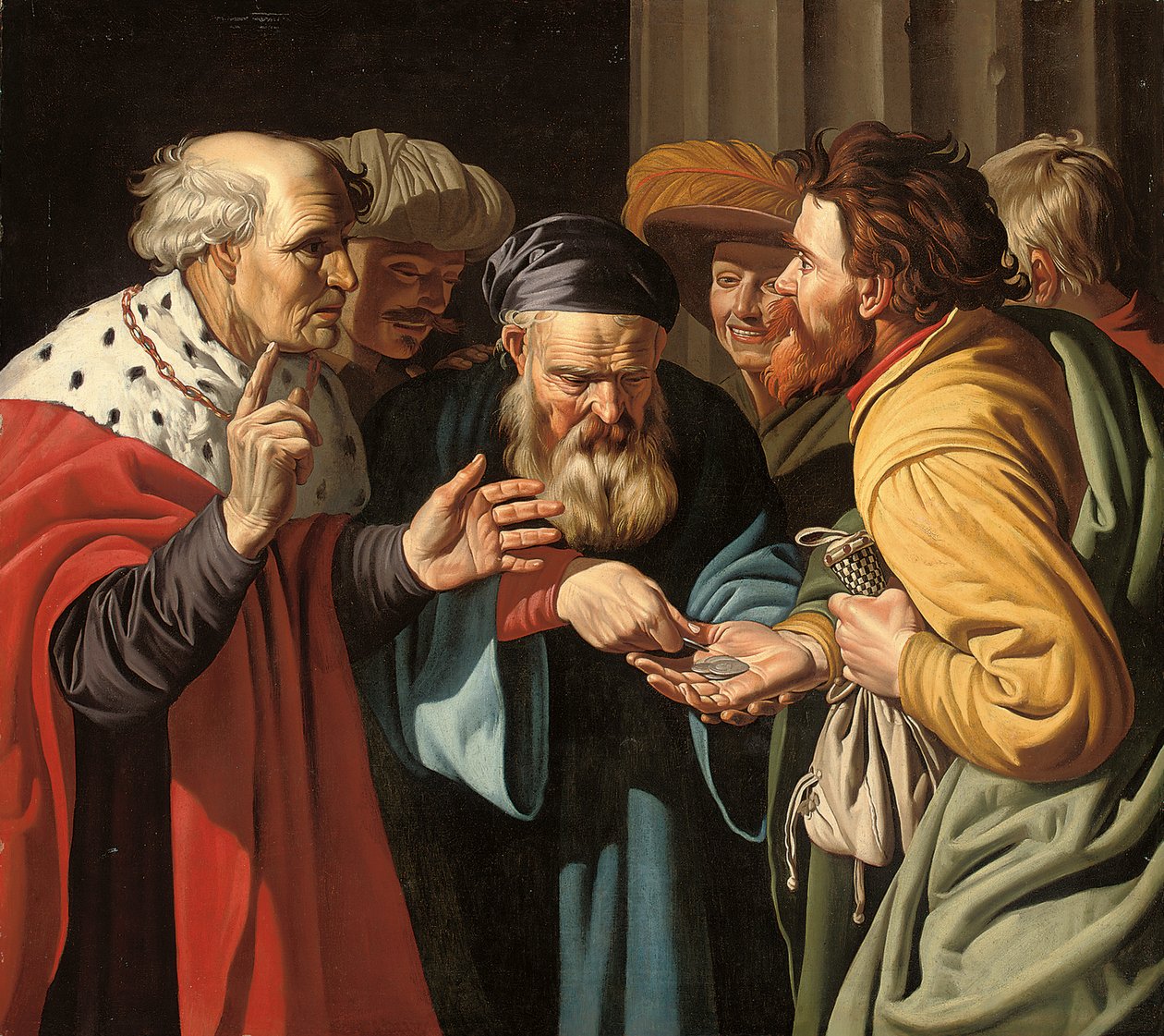 Die Bezahlung des Judas von Gerard (manner of) Seghers