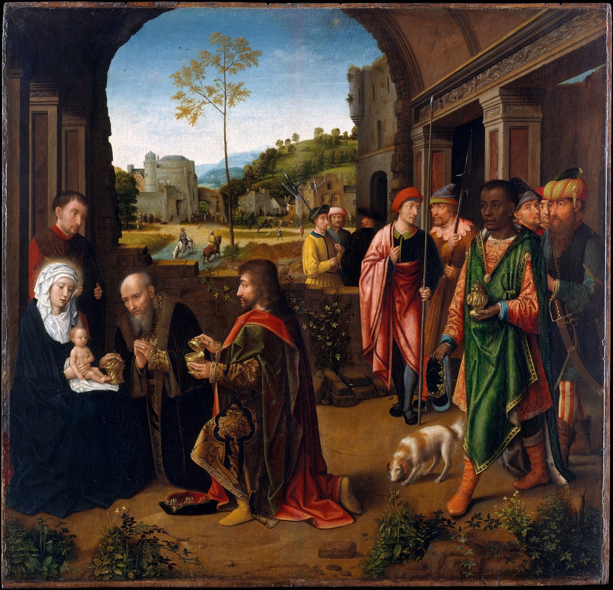 Die Anbetung der Könige von Gerard (studio of) David