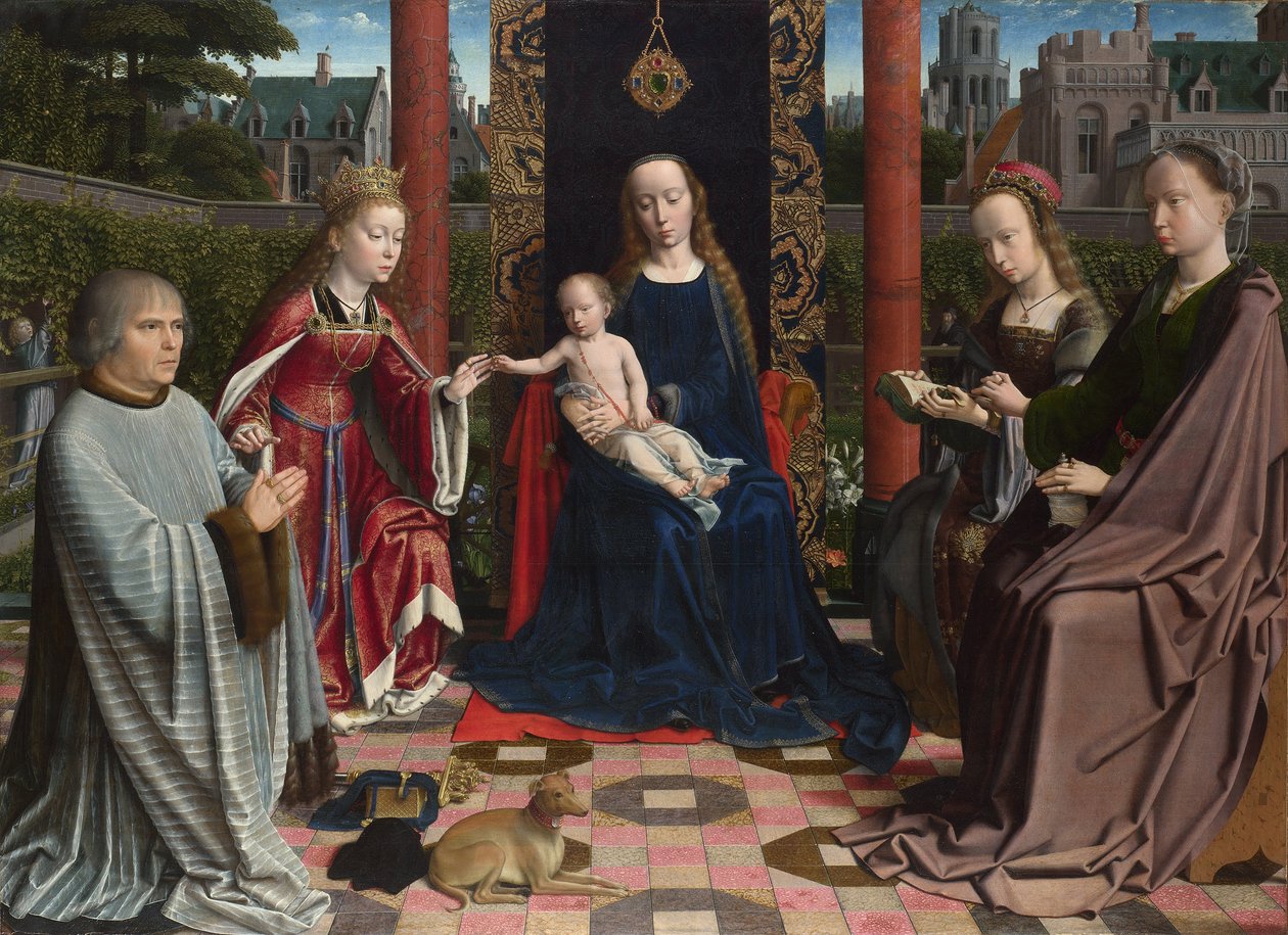 Le mariage mystique de Sainte Catherine von Gerard David