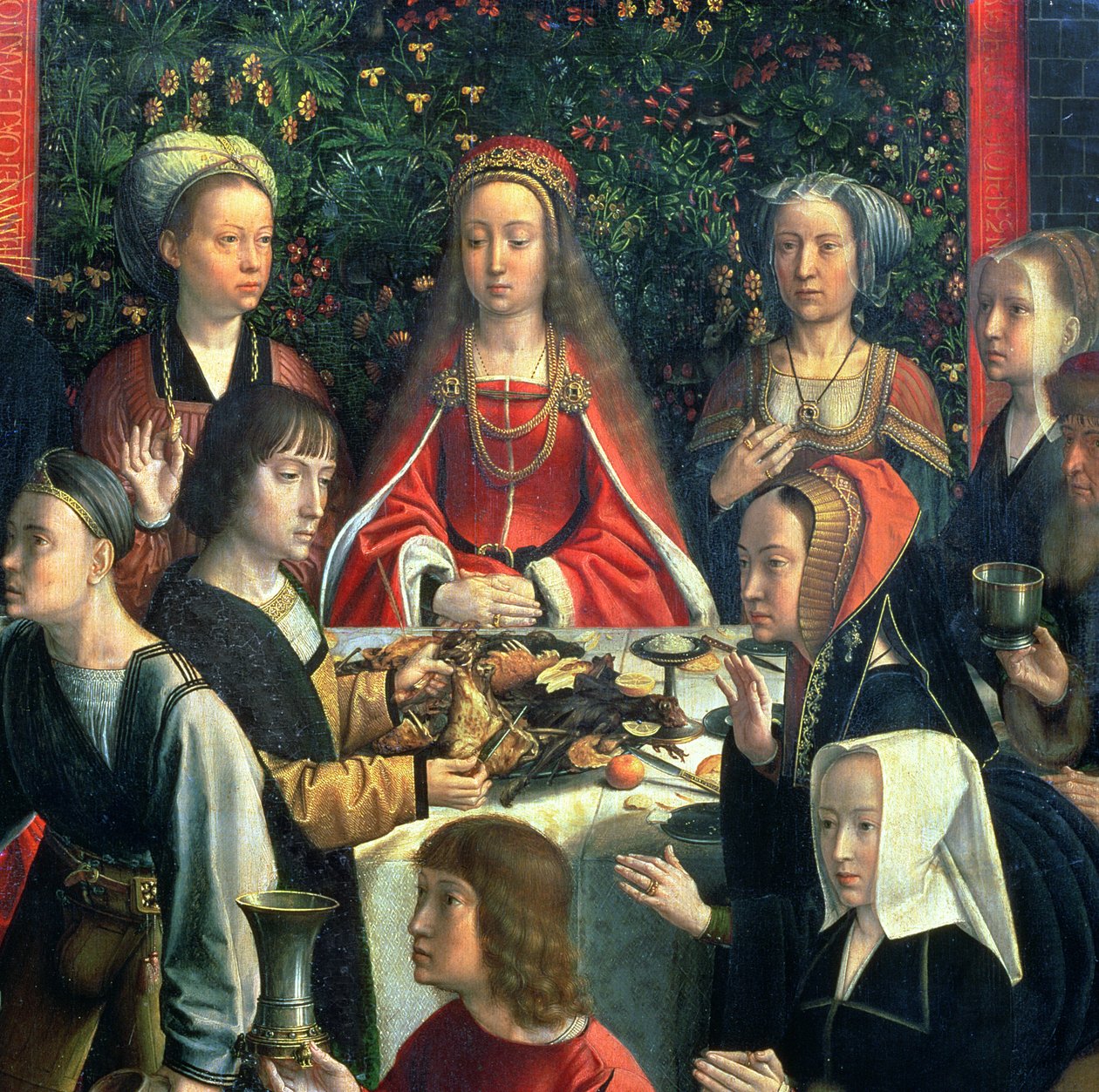 Die Hochzeit zu Kana (Detail) von Gerard David