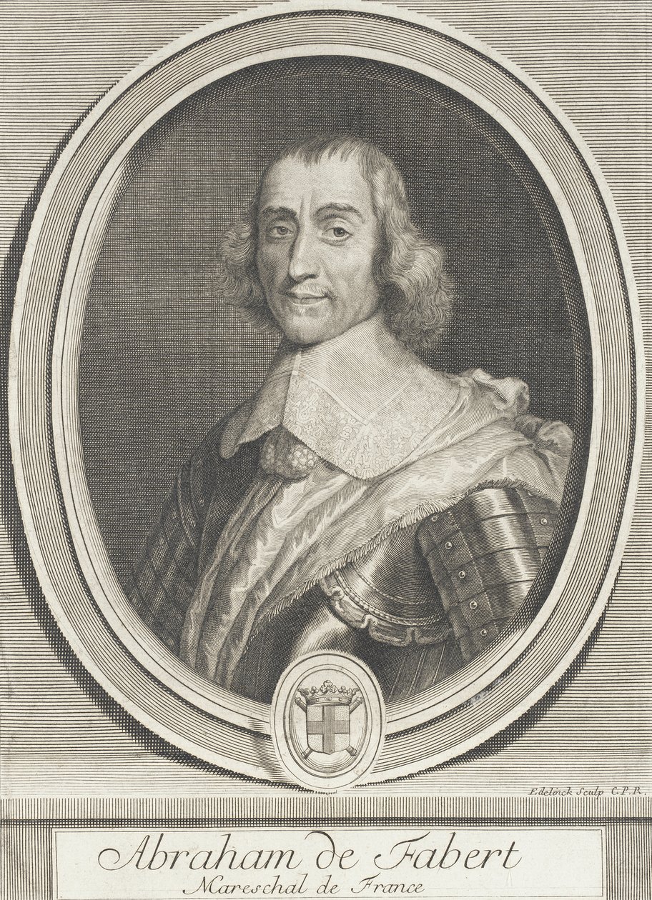 Abraham de Fabert, Marschall von Frankreich von Gérard Edelinck