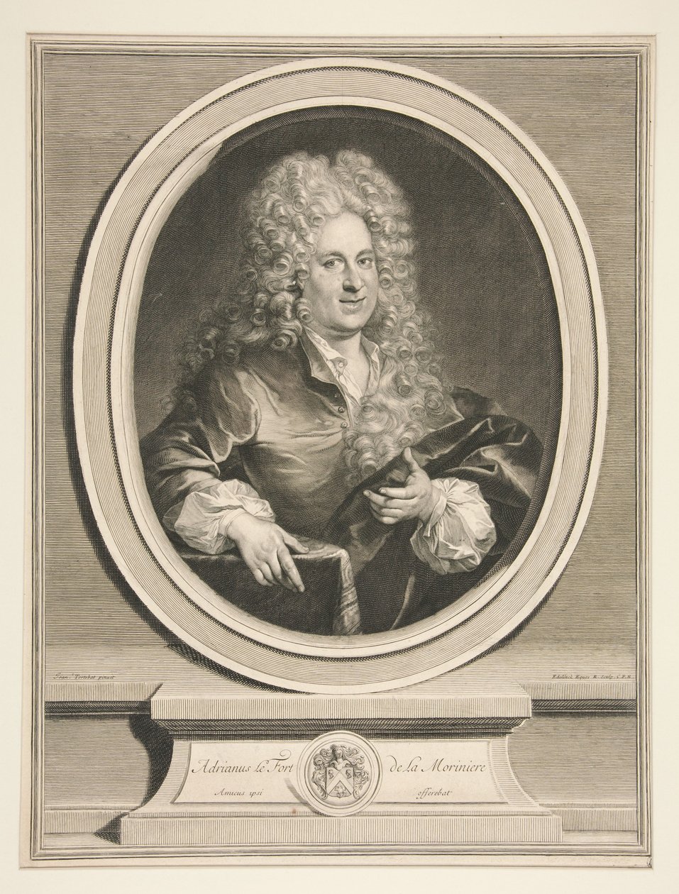 Adrien Claude Lefort de La Morinière von Gérard Edelinck