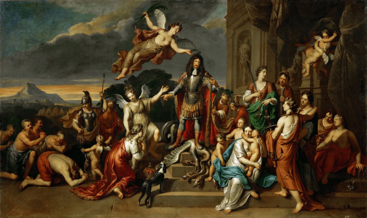 Allegorie auf die Herrschaft von Kaiser Leopold I. von Gerard Hoet