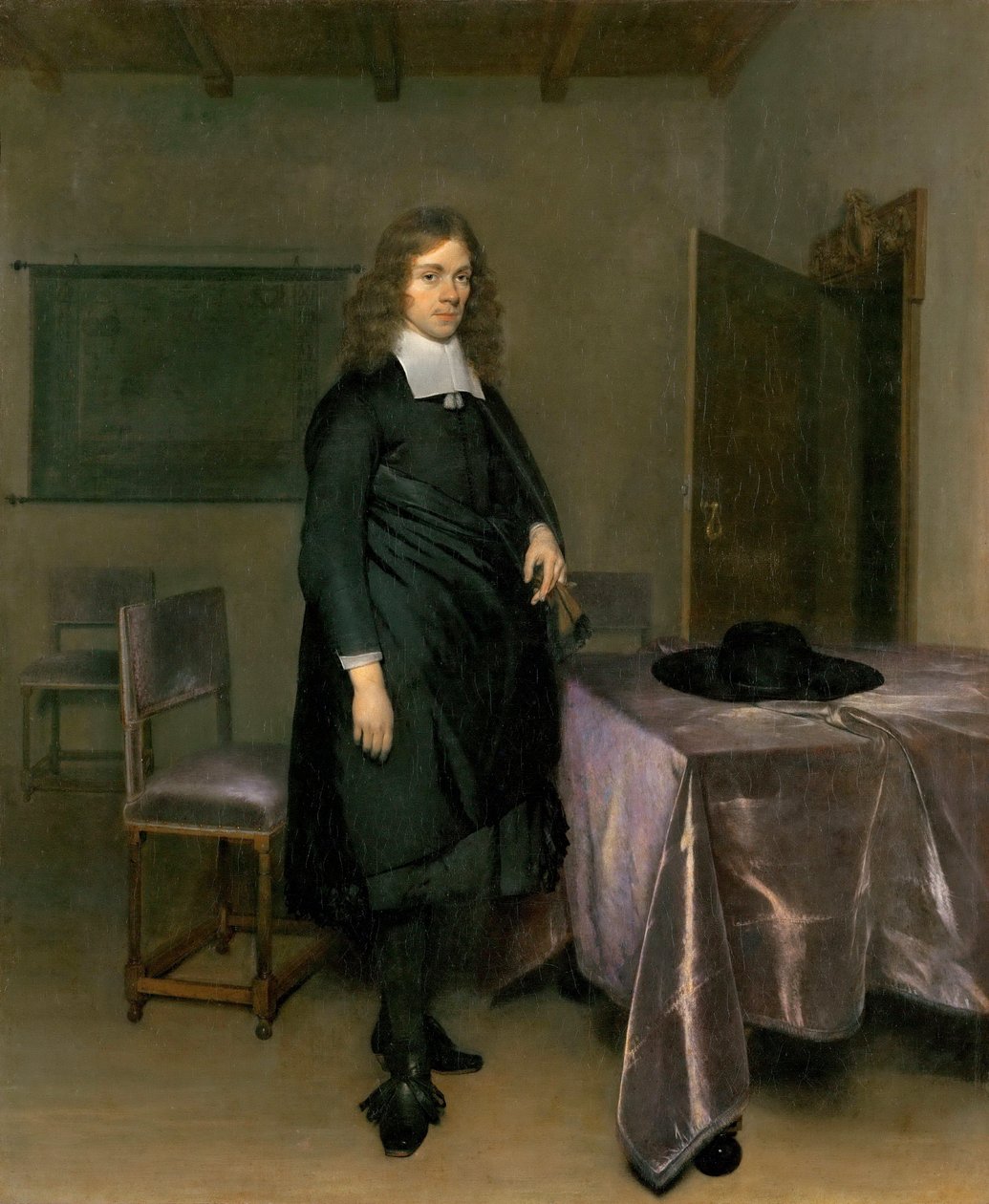 Porträt eines Mannes von Gerard Terborch