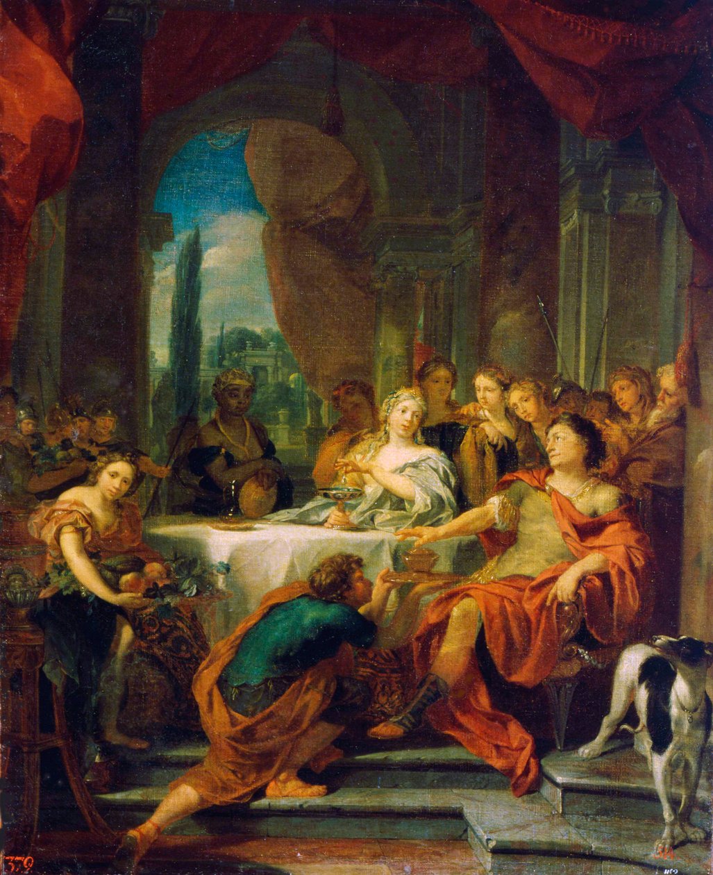 Antonius und Kleopatra, 17. oder frühes 18. Jahrhundert von Gerard de Lairesse